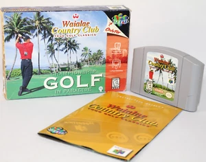 Waialae Country Club Golf N64 Nintendo 64 Complete CIB Good Condition! Nice! - Picture 1 of 15