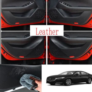 For Mazda 6 Sedan 2018-2021 Carbon fiber Door Anti-Kick Panel Guard cover trim - Bild 1 von 8