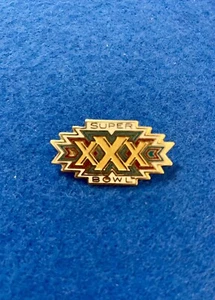 Vintage Official Super Bowl XXX 30 Dallas Cowboys and Pittsburgh Steelers Pin - Bild 1 von 4
