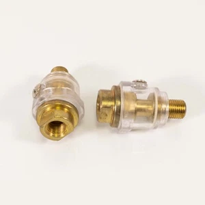 Druckluft Öler 1/4"Zoll 2er Set Leitungsöler Druckluftöler Mini Ölnebler Zubehör - Bild 1 von 4