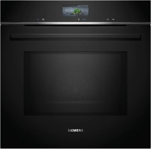 Siemens HM776GKB1 iQ700 Einbau-Backofen mit Mikrowellenfunktion, 60 x 60 cm, sch - Bild 1 von 1