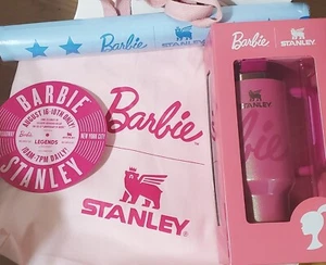 Barbie x Stanley 65th Icon Quencher H2O Flowstate 40oz NYC Tote Bag AND Poster - Picture 1 of 15