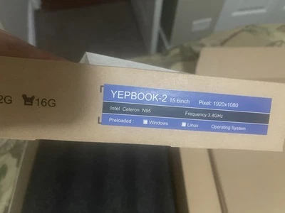 Yepbook 15.6In Laptop,8Gb RAM, 512GB SSD, Intel Celeron N5095, Cooling System,Fi - Image 1 of 4