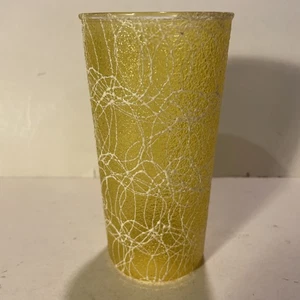Vintage Spaghetti String Glass by Colour Craft Corporation~Yellow~MCM - Picture 1 of 5