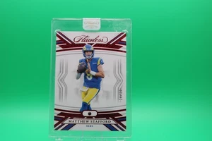 2023 Panini Flawless #37 Matthew Stafford /20 Los Angeles Rams Ruby - Picture 1 of 7