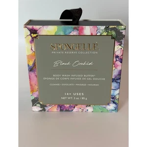 Spongelle Benefits lavaggio corpo + tampone 4 + docce di lusso 3 oz orchidea nera - Foto 1 di 3