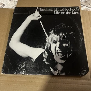 Life On The Line by Eddie And The Hot Rods vinyl LP 1977 ILPS9509 Island - Picture 1 of 6