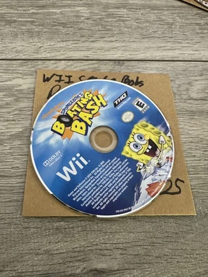 SpongeBob's Boating Bash Nintendo Wii Video Game Disc Only THQ Family Party - Image 1 of 4