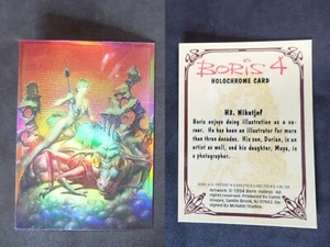 1994 BORIS SERIES 4 "Holochrome" Refractor SUBSET CHASE CARD #H3 - NIKATJEF - Picture 1 of 1