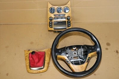 Controle climático 13-16 Hyundai Genesis Coupe guarnição de madeira volante câmbio - Imagem 1 de 4