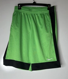 Nike Basketball Shorts S Herren schwarz & neongrün DRI-FIT Stretch Kordelzug - Bild 1 von 10