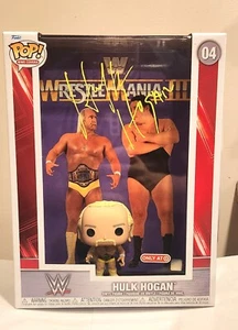 HULK HOGAN 'WWF WRESTLER' WRESTLEMANIA III FIRMADO FUNKO AMARILLO #04 *PRUEBA 1 - Imagen 1 de 5