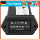 Neu Hour Meter Timing Instrument Convenient Black For Marine Boat Lawn Truck Tra