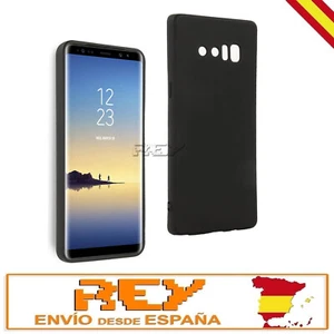 Funda Silicona Negra para SAMSUNG GALAXY NOTE 8 TPU Flexible s1887 - Imagen 1 de 8