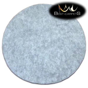 CHEAP & QUALITY CARPETS Round Feltback SERENADE grey Bedroom RUG ANY SIZE - Picture 1 of 6