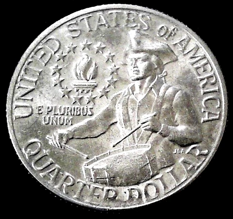 1776-1976-D Bicentennial Quarter (Incomplete Drum) Cover