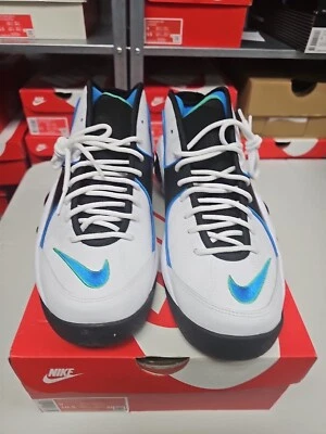NIKE AIR ZOOM FLIGHT 95 " WHITE PHOTO BLUE " SIZE 9 NEW IN HAND  - Image 1 of 4