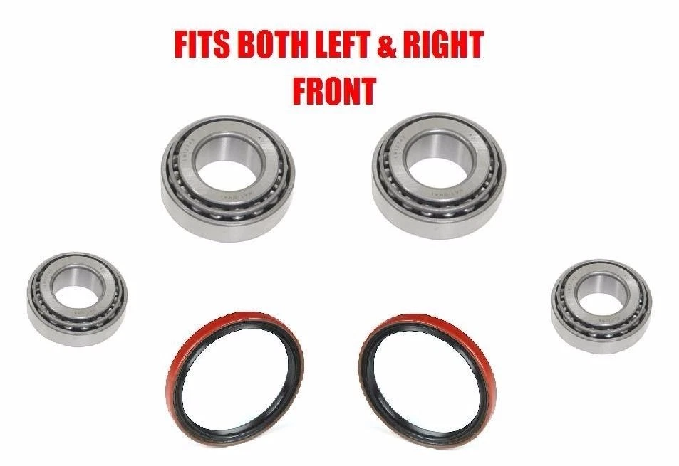 Ford E150 Econoline Van 2WD Front Wheel Bearing & Seal Set 1975-2005 - Image 1 of 1