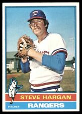 1976 Topps BB Steve Hargan #463 EX Excellent 5 Texas Rangers