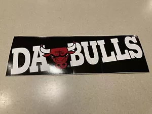 vintage da bulls Chicago bulls bumper sticker - Picture 1 of 5