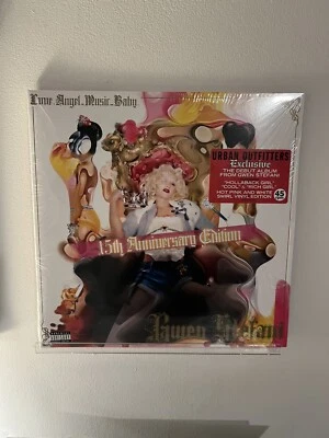 Gwen Stefani Love Angel Music Baby Pink/White Swirl Colored 2LP Vinyl NEW UO Foto 1 de 3
