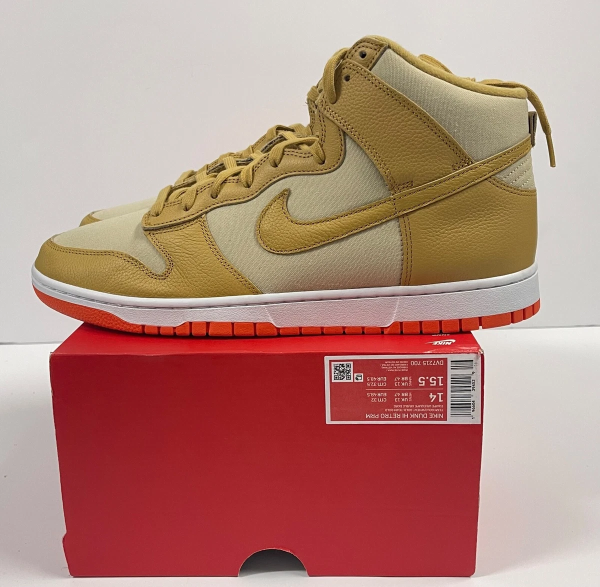 Nike Dunk High Wheat Gold for Sale | Authenticity Guaranteed | eBay