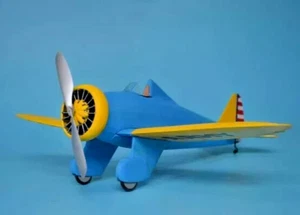 P-26A Peashooter 15in Wingspan 381mm 1/20 Scale Balsa Model Plane Kit Tony Ray - Picture 1 of 9