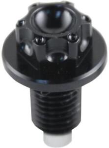 PSR Powerstands Black Magnetic Oil Drain Plug 00-01946-22 Anodized 0920-0107