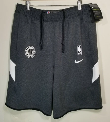NEW Nike NBA LA Clippers Team Issued Therma Flex Shorts Gray AV1054-032 XLT Cover