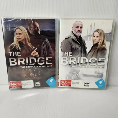 The Bridge Series 1 & 2 (DVD PAL Region Free) Danish/Swedish - Series 1 NEW - Image 1 of 4