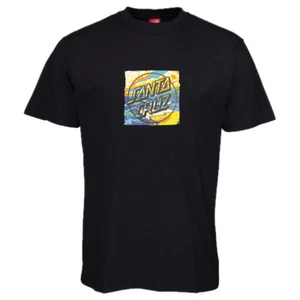 Santa Cruz T-Shirt Wasser Frontansicht Box Herren Schwarz Original - Bild 1 von 3