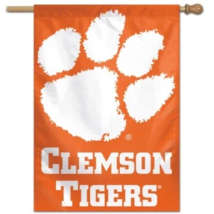 CLEMSON TIGERS 28"X40" BANNER FLAG BRAND NEW WINCRAFT - Picture 1 of 1
