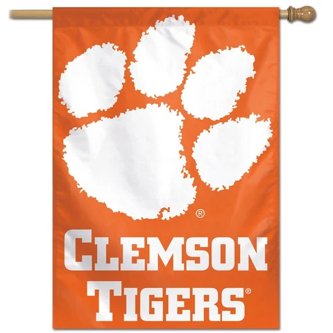 CLEMSON TIGERS 28"X40" BANNER FLAG BRAND NEW WINCRAFT Cover