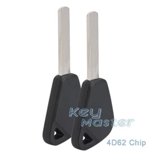 2x for Subaru Forester Impreza Outback 2004-2010 4D62 Transponder Chipped Key - Bild 1 von 4