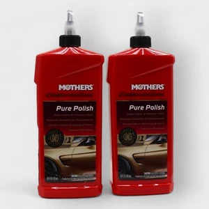 Mothers California Gold Pure Polish Ultimate Wax System Step 1 16 fl oz 2 Pack - Picture 1 of 5