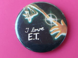 Cinéma : Badge du film E.T. de 1980 rare - Photo 1/2
