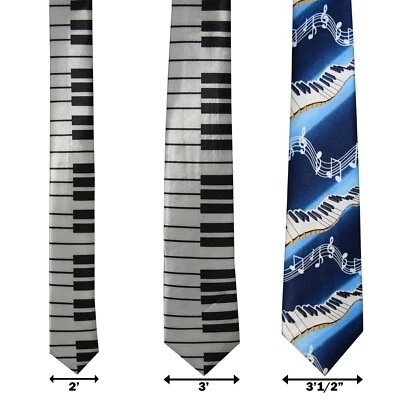Corbatas para hombre instrumento "piano" Foto 1 de 4
