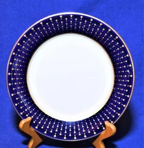 Neu Pickard China handverziert Gold Kobaltblau Galaxie 8 3/8"d Salatteller - Bild 1 von 4