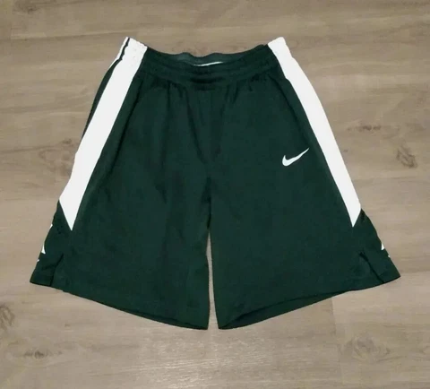 Nike Dri-Fit Michigan State Spartans Basketball Shorts Athletic Large Green Mens Cover