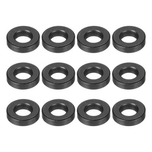 Se adapta a arandela plana de acero al carbono de 12 piezas, se adapta a arandela negra M8 x 18 mm x 5 mm - Imagen 1 de 6