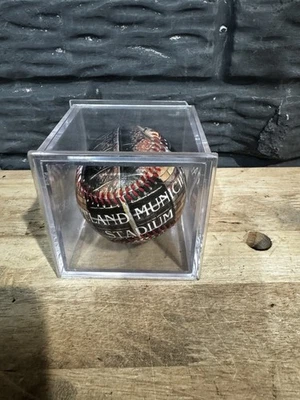Cleveland Municipal Stadium 2000 Souvenir Baseball With Case - Image 1 of 4