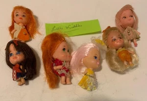 Vintage Lot 6 1960’s LITTLE KIDDLES Doll & Clothes - LOT4-27 - Bild 1 von 1