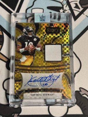 2024 Panini Select Signature Memorabilia Kordell Stewart #24 Gold Prizm/10 AUTO Foto 1 de 2