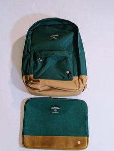 Jameson Irish Whisky Green Backpack & Laptop Pouch Promo EUC - Picture 1 of 16