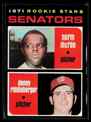 1971 Topps #93 Senators 1971 Rookie Stars McRae ) EXMINT-NM - Image 1 of 2