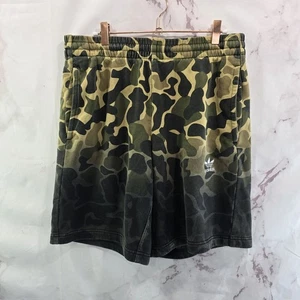 Adidas Shorts Mens Medium Duck Camo Sweat Ombre Drawstring ce1546 - Picture 1 of 13