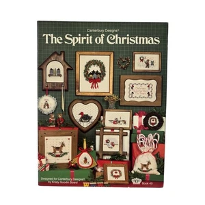 Vintage Spirit of Christmas Cross Stitch Design Booklet Canterbury Design 1986 - Picture 1 of 3