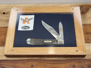 1993 CASE XX (#6249 SS) BONE "AUBURN TIGERS" PROTOTYPE COPPERHEAD KNIFE- MINT - Picture 1 of 9