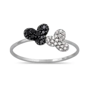 18K Dainty Gold Diamond Ring Fine Jewelry Gift For Her Holiday Jewelry Women - Picture 1 of 3