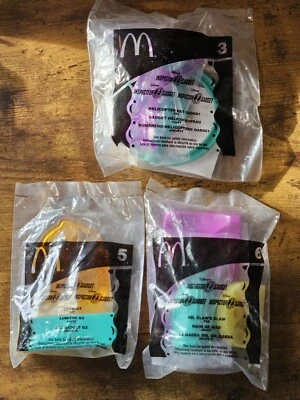 Lot of 3 Sealed McDonald's Happy Meal Toys Inspector Gadget 2 Collectible #3,5,6 - Image 1 of 4